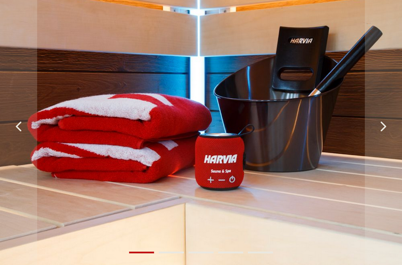 HARVIA Wasserdichter Lautsprecher rot