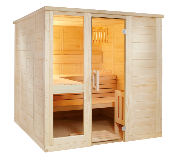 Saunakabine Harvia Komfort Large 208x206x204cm BxTxH