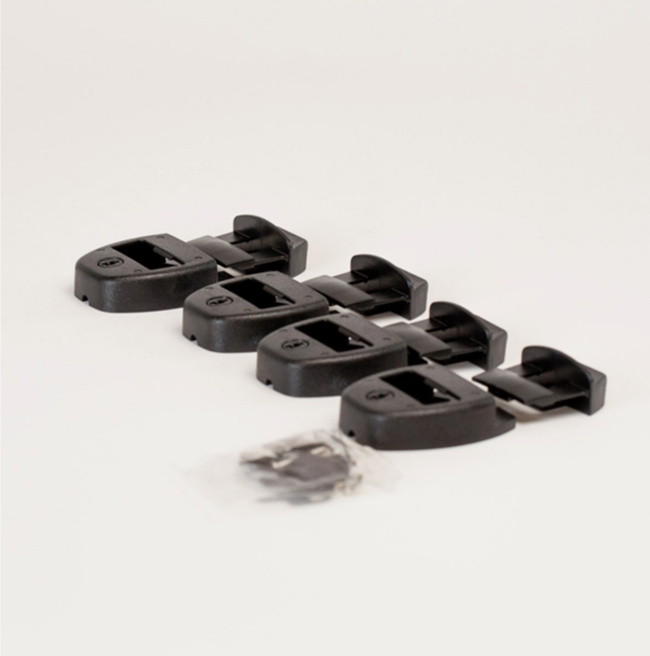 Cover Clips Klammern für Spa-Abdeckung, schwarz, 4er-Set