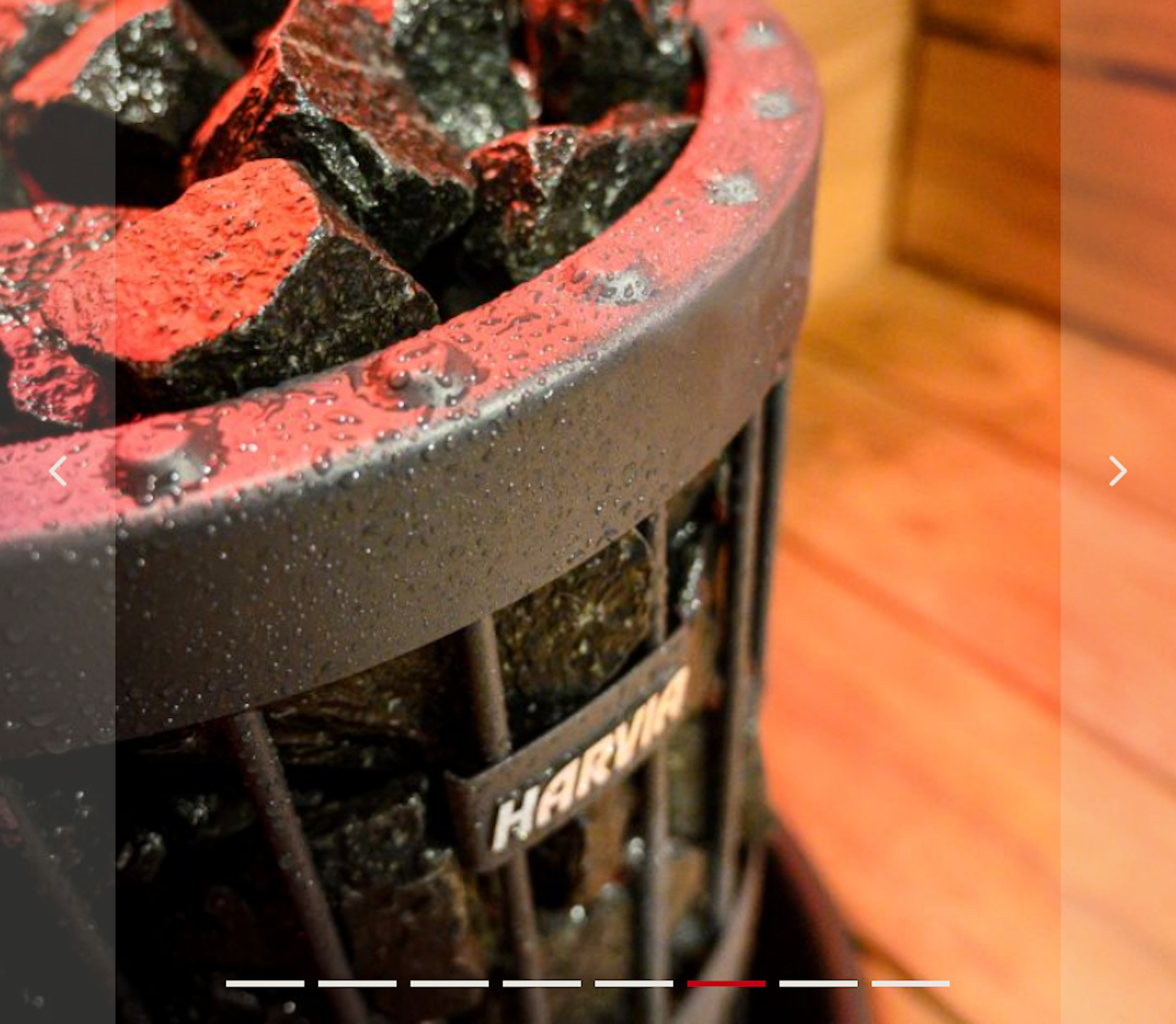 HARVIA Saunaofensteine Vulcanite 10-15cm 20 kg