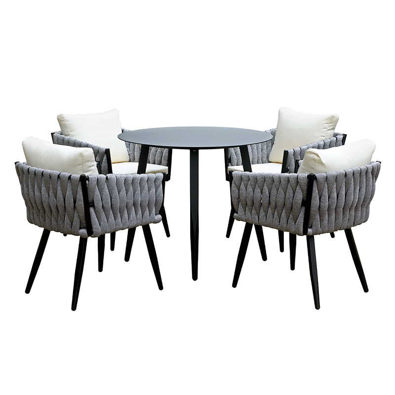 Wellis Supreme Gartentischset für 4 Personen