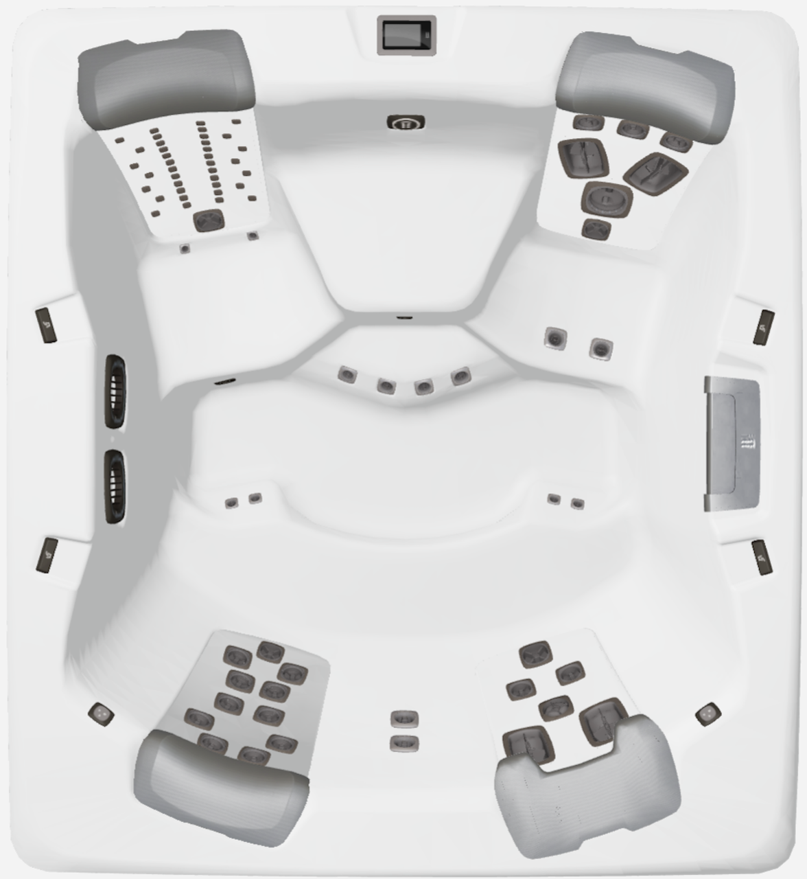 Bullfrogspas Outdoor Whirlpool A6 Select 224x203x86cm