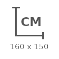 160x150cm