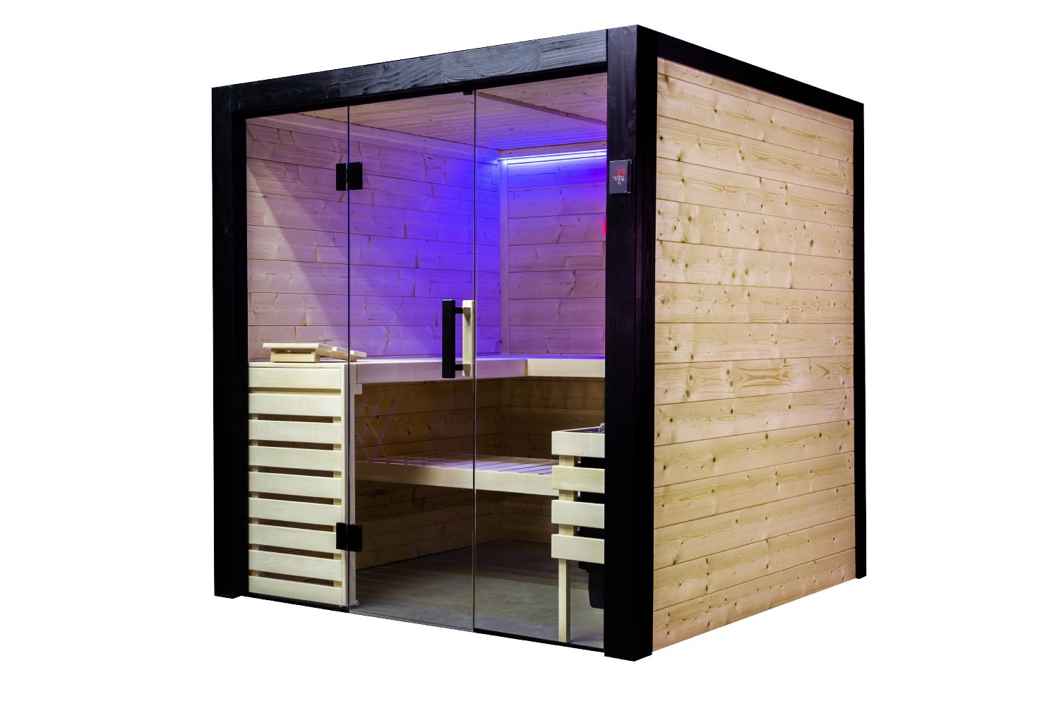 Harvia Family Large Saunakabine 196x189x204cm  auch als Set erhältlich mit Ofen und IR 