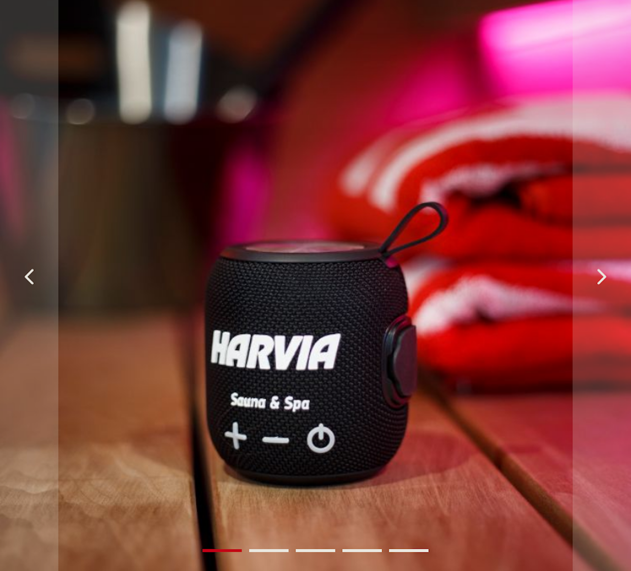 HARVIA Wasserdichter Lautsprecher schwarz