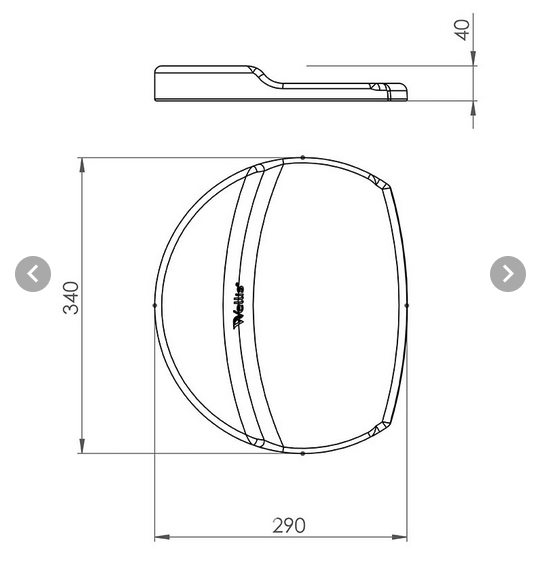 Wellis Skimmer Ablage