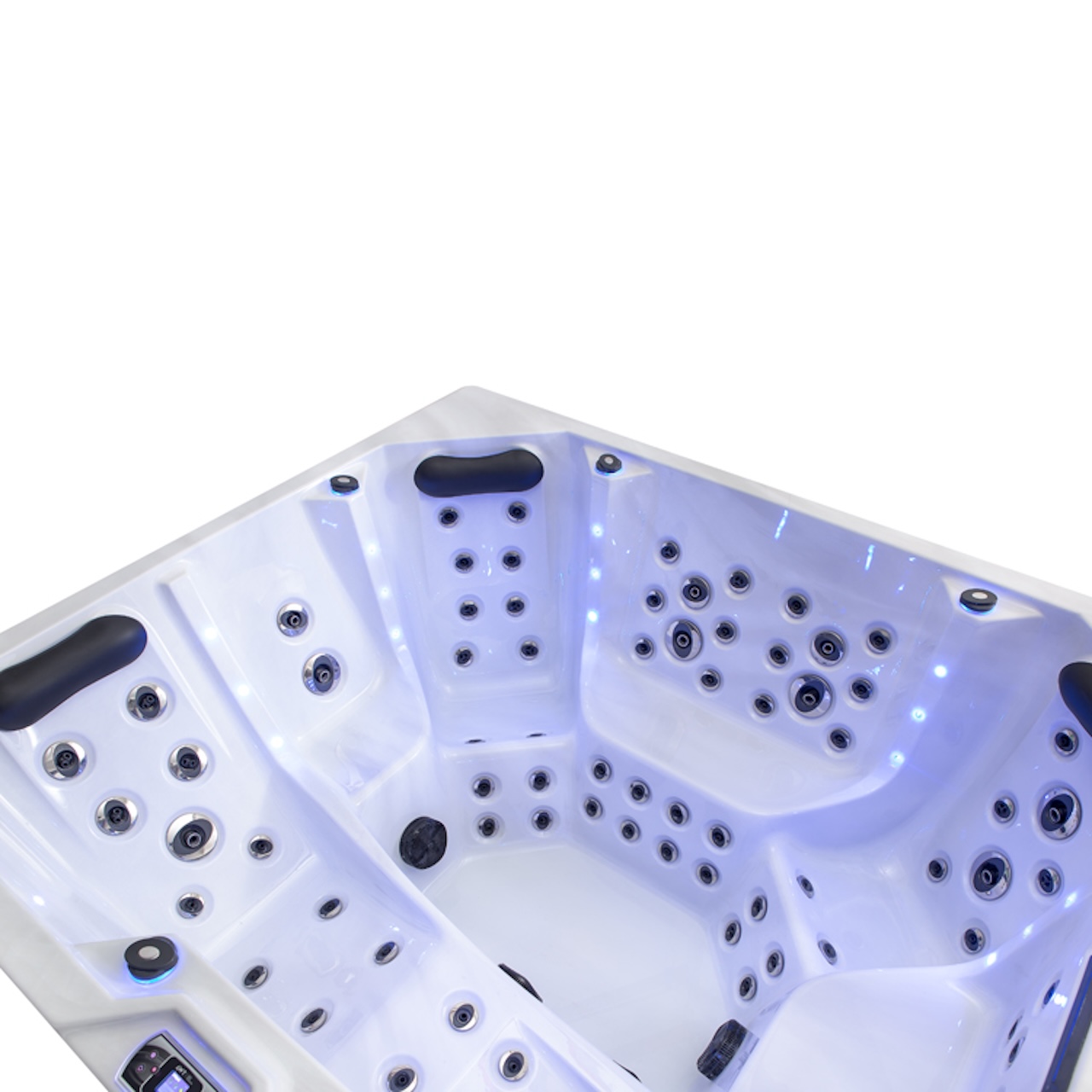 AWT Aussenwhirlpool IN-406 Eco Extreme Sterling Silver 225x185 grau