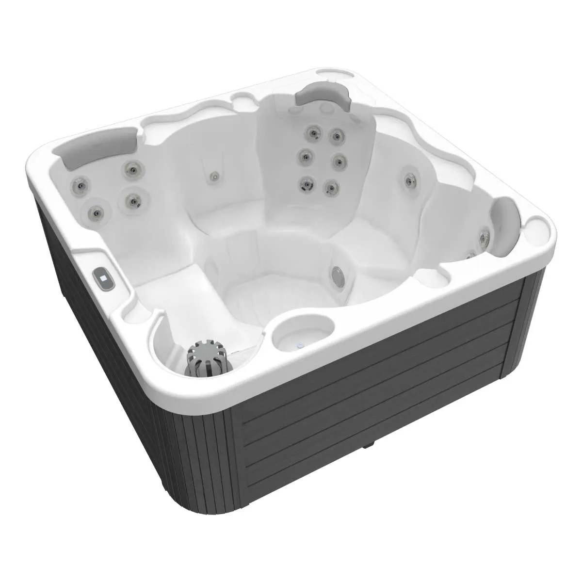 Wellis Whirlpool Castor / Rizinus 200x200x89cm Plug and Play 