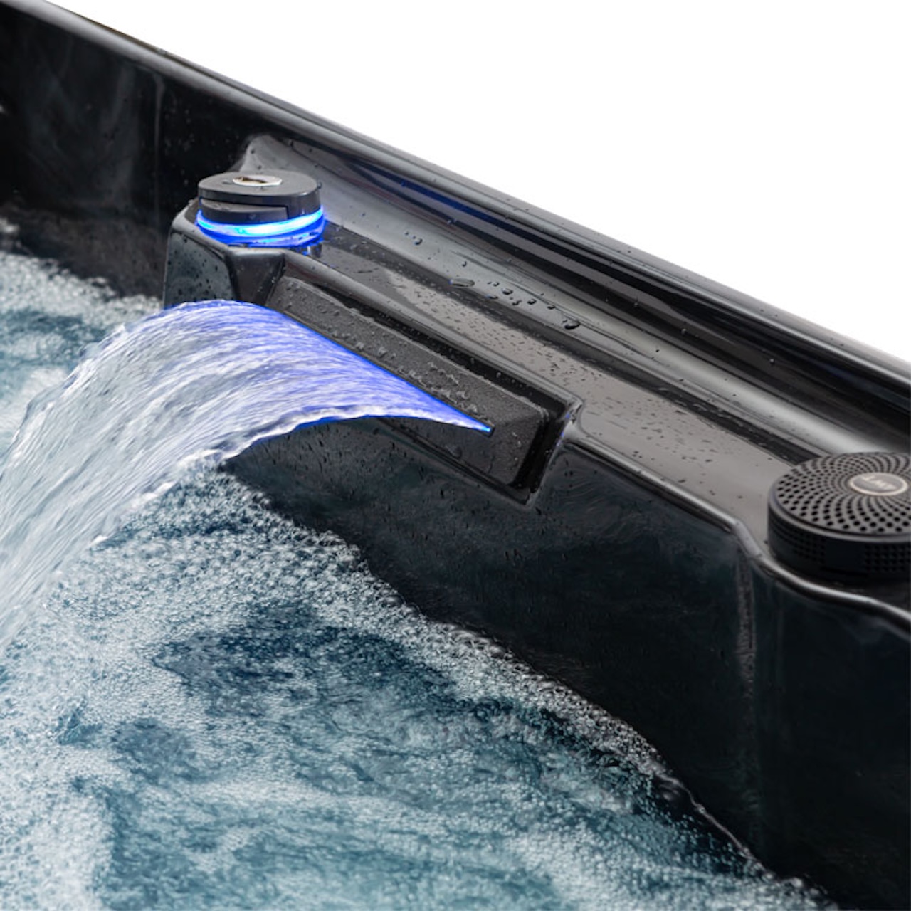 AWT Aussenwhirlpool IN-704 Premium Cloudy Black 220x160 grau