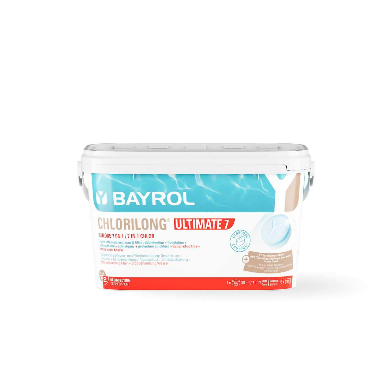 Bayrol Chlorilong® ULTIMATE 7 -mit Clorodor Control®- 16 Kapseln