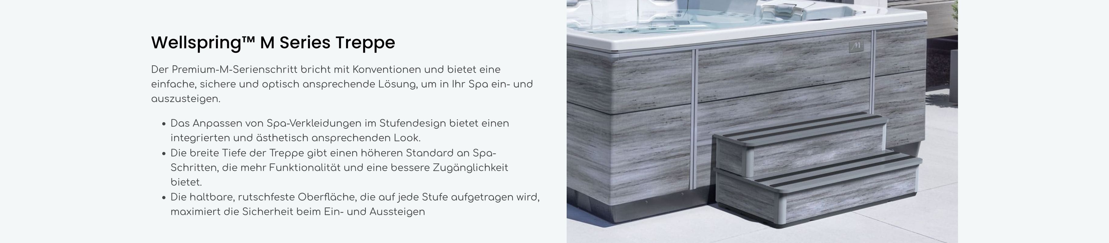 M Series Spa-Modelle_Treppe