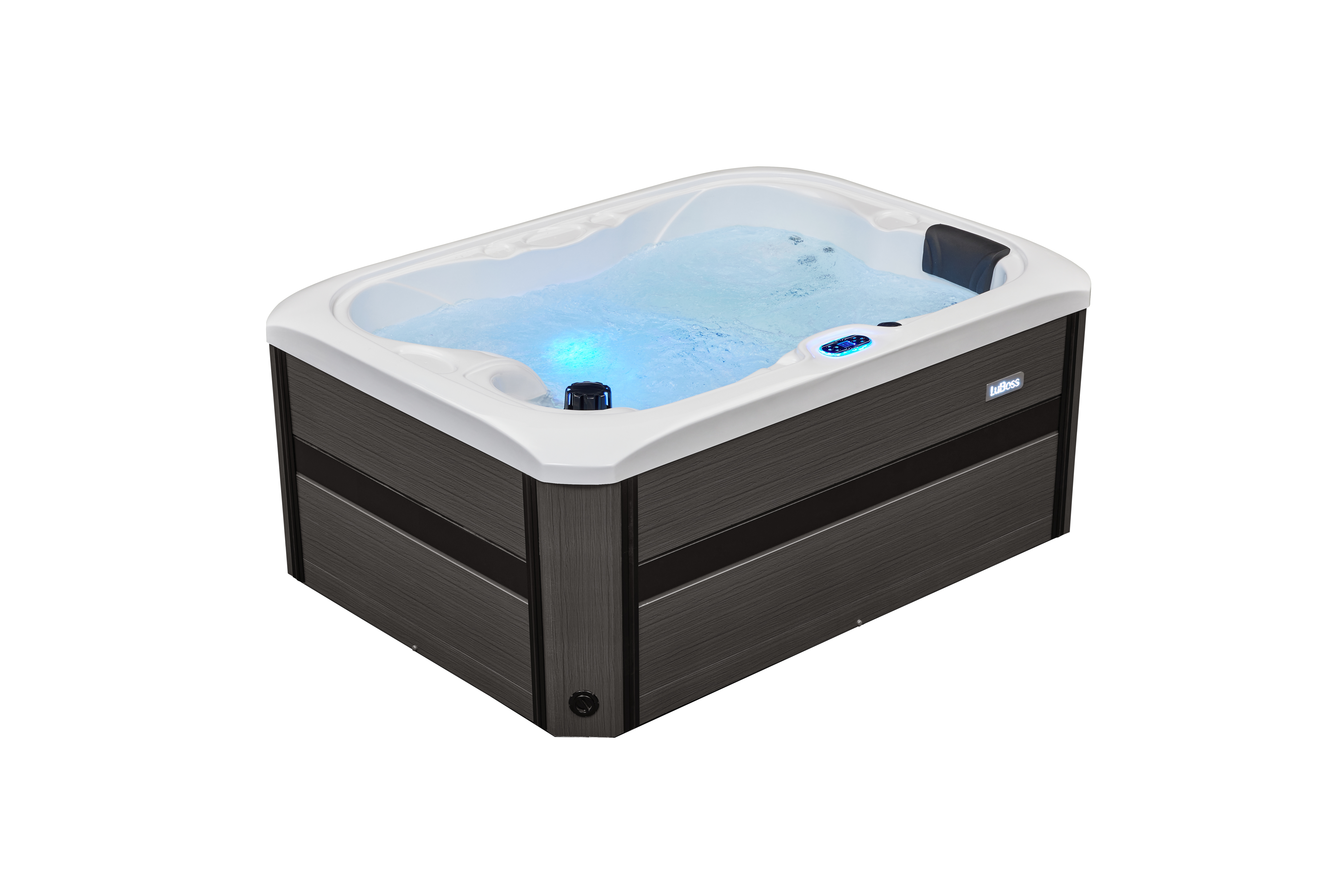 LuBoss Outdoor Whirlpool Modell LuBoss-695S Premium 215x155x90 cm LxBxH