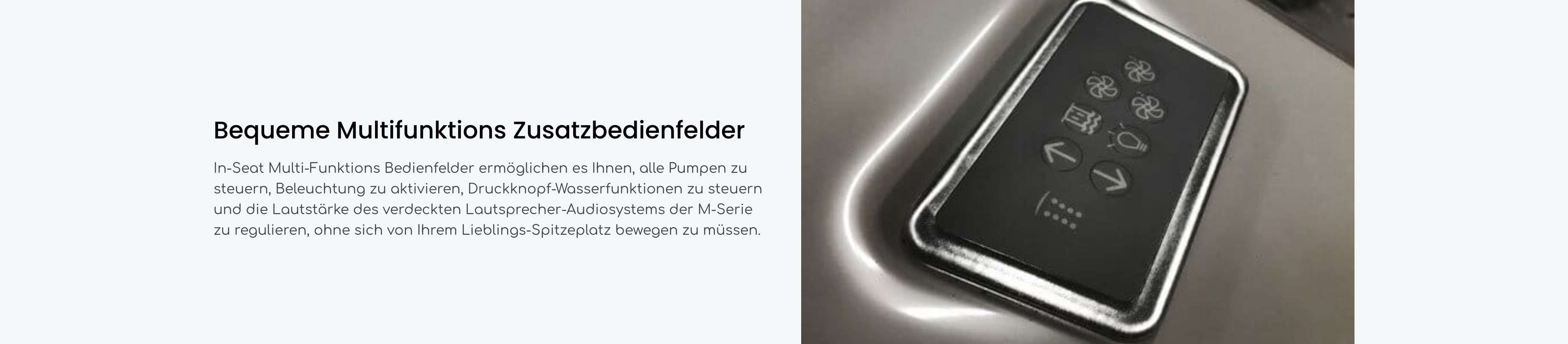 M Series Spa-Modelle_zusatz_Bedienfeld