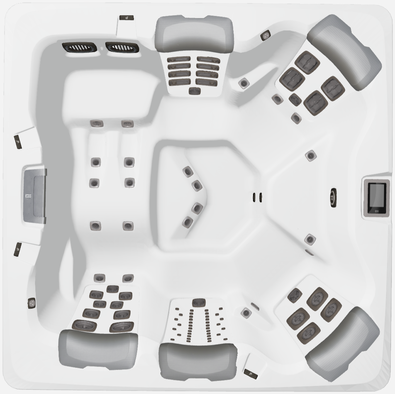 Bullfrogspas Outdoor Whirlpool A7L Select 224x224x92cm