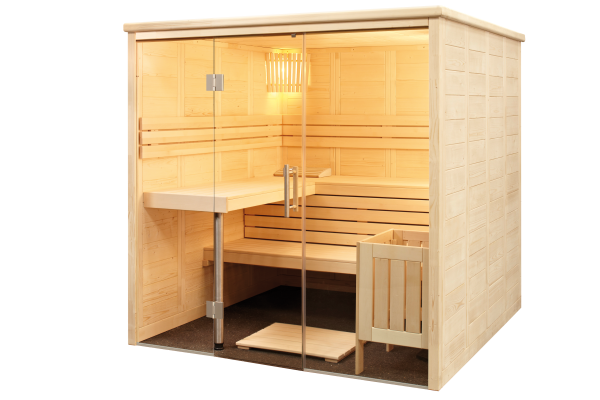 Saunakabine Harvia Alaska View 208x206x204cm BxTxH 