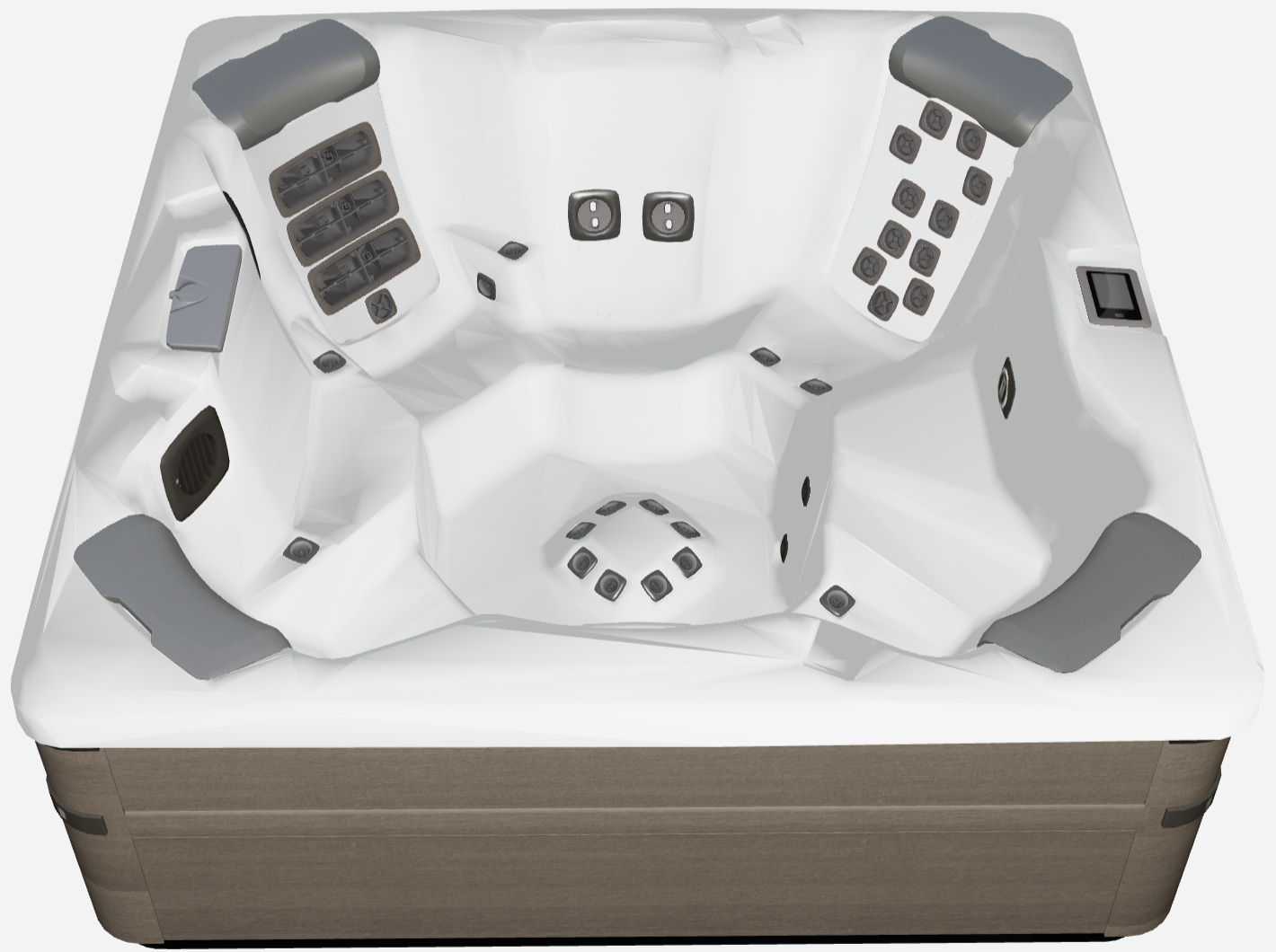 Bullfrogspas Outdoor Whirlpool A7 Choice 224x224x92cm