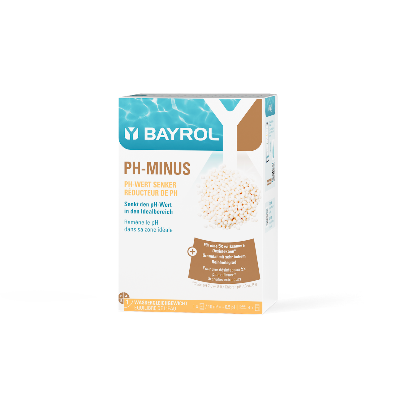 Bayrol pH Minus Granulat 2kg a 4 x 500 Gramm Beutel