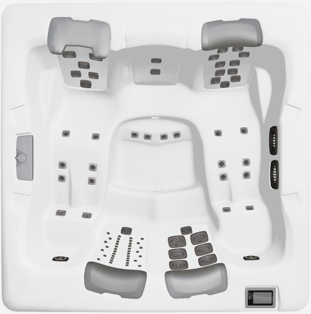 Bullfrogspas Outdoor Whirlpool A7D Choice 224x224x92cm