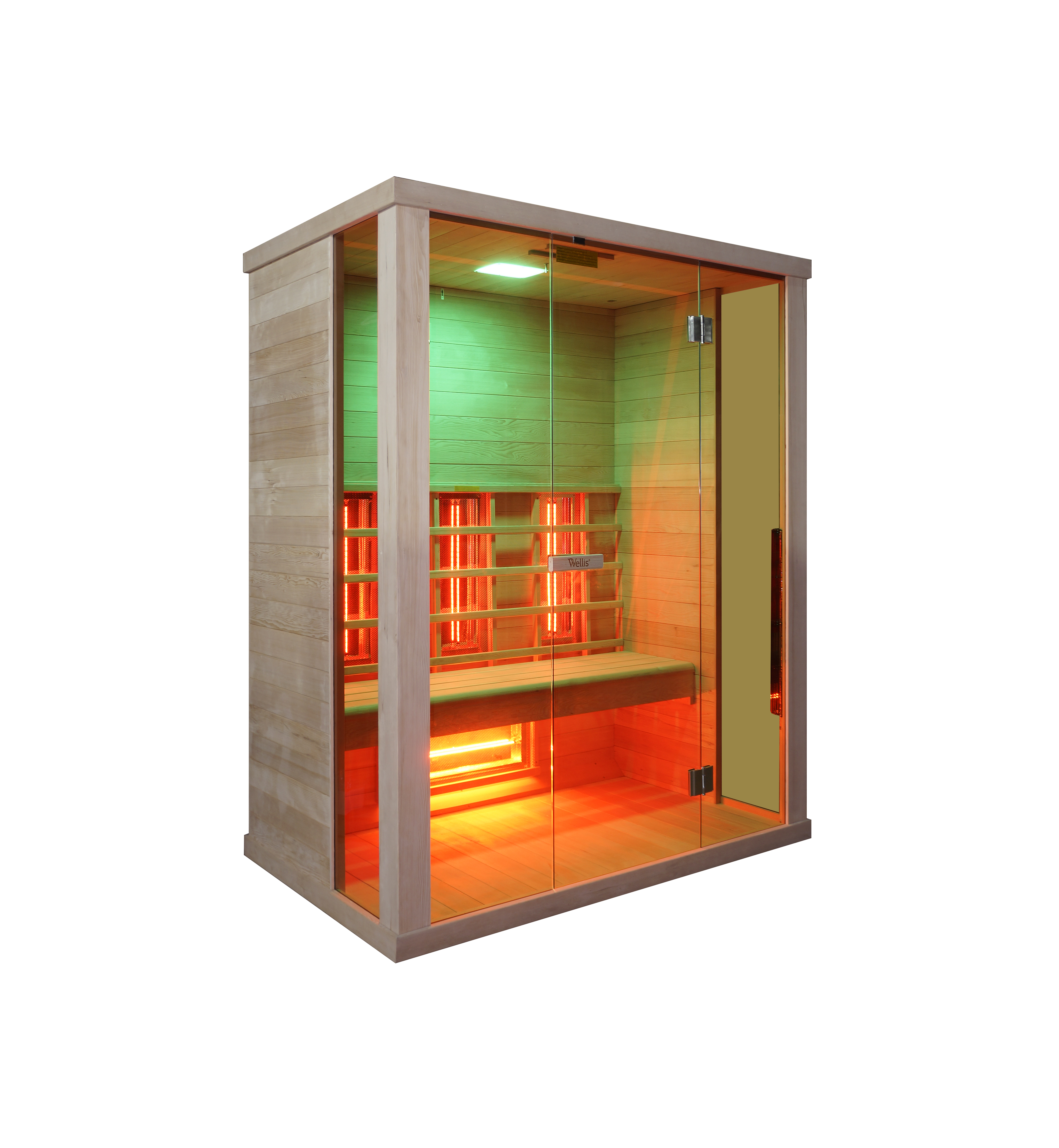 Wellis Redlight™-Infrarotkabine Sundance aus kanadischer Hemlocktanne