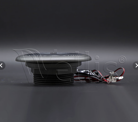 Wellis Lautsprecher oval flach Poly Planar (SB50G) + Konverter