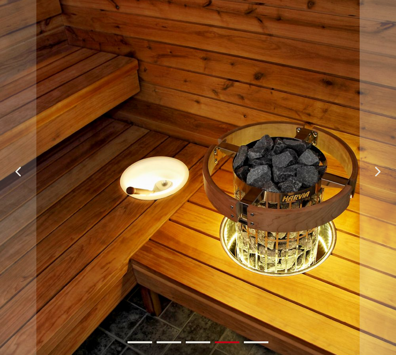 HARVIA Ofenschutzgitter Cilindro beleuchtet 