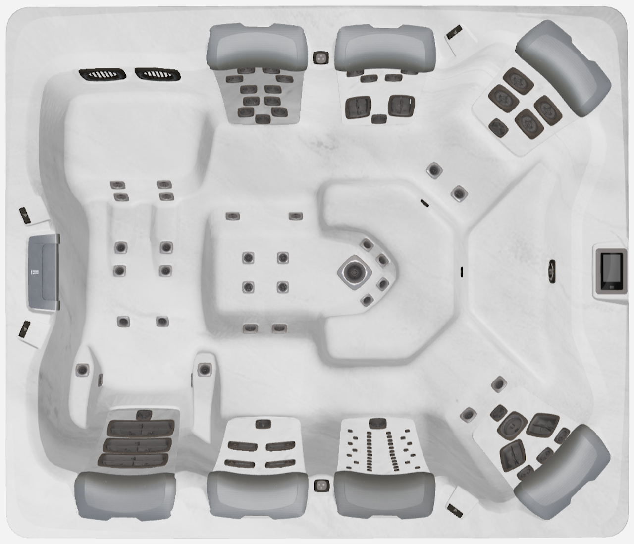 Bullfrogspas Outdoor Whirlpool A9L Select 277x239x97cm 