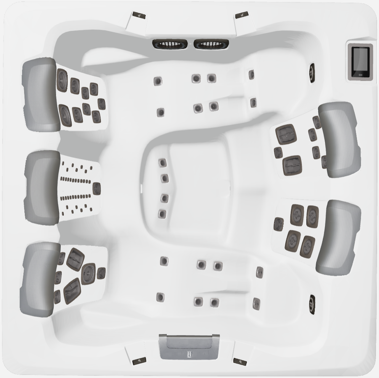 Bullfrogspas Outdoor Whirlpool A7D Select 224x224x92cm