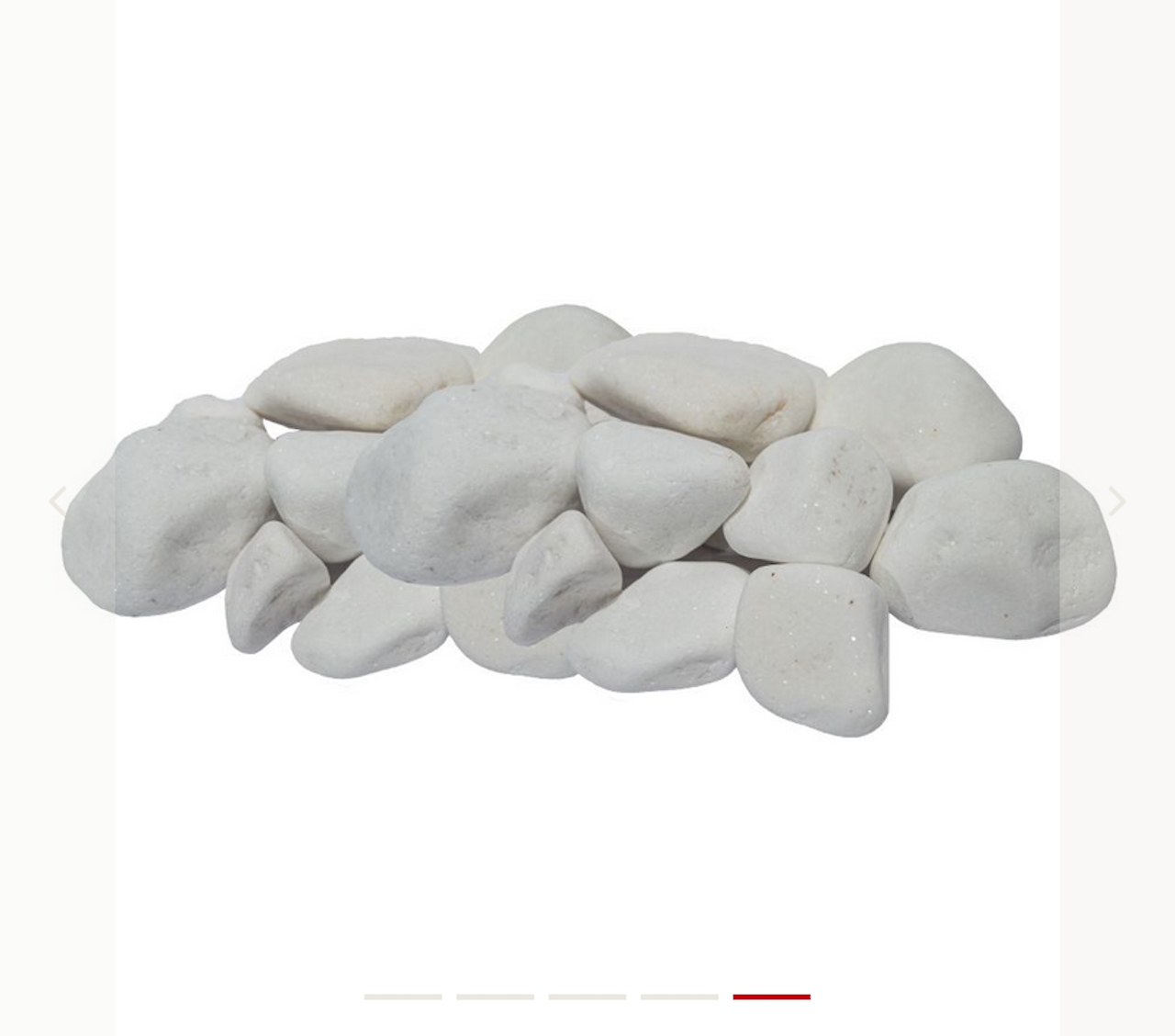 HARVIA Dekosteine gerundet weiß 5-10cm 10 kg