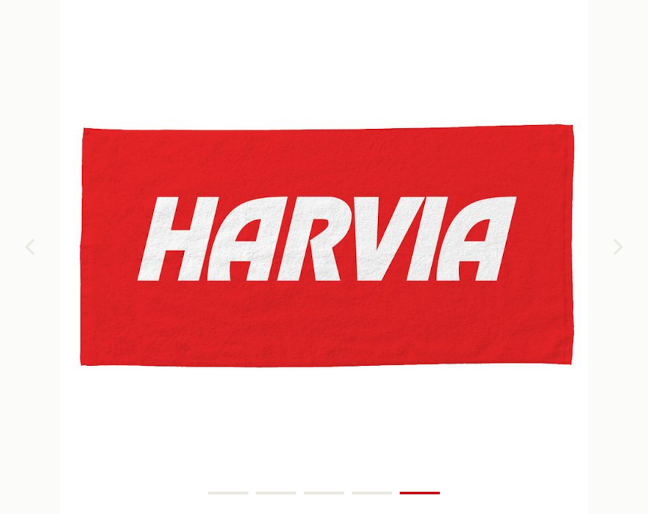 HARVIA Handtuch rot 35x55 cm rot