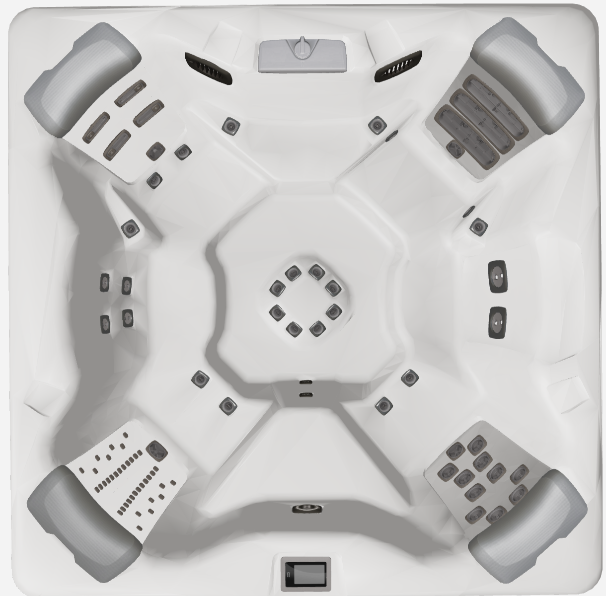 Bullfrogspas Outdoor Whirlpool A8 Choice 239x239x97cm 