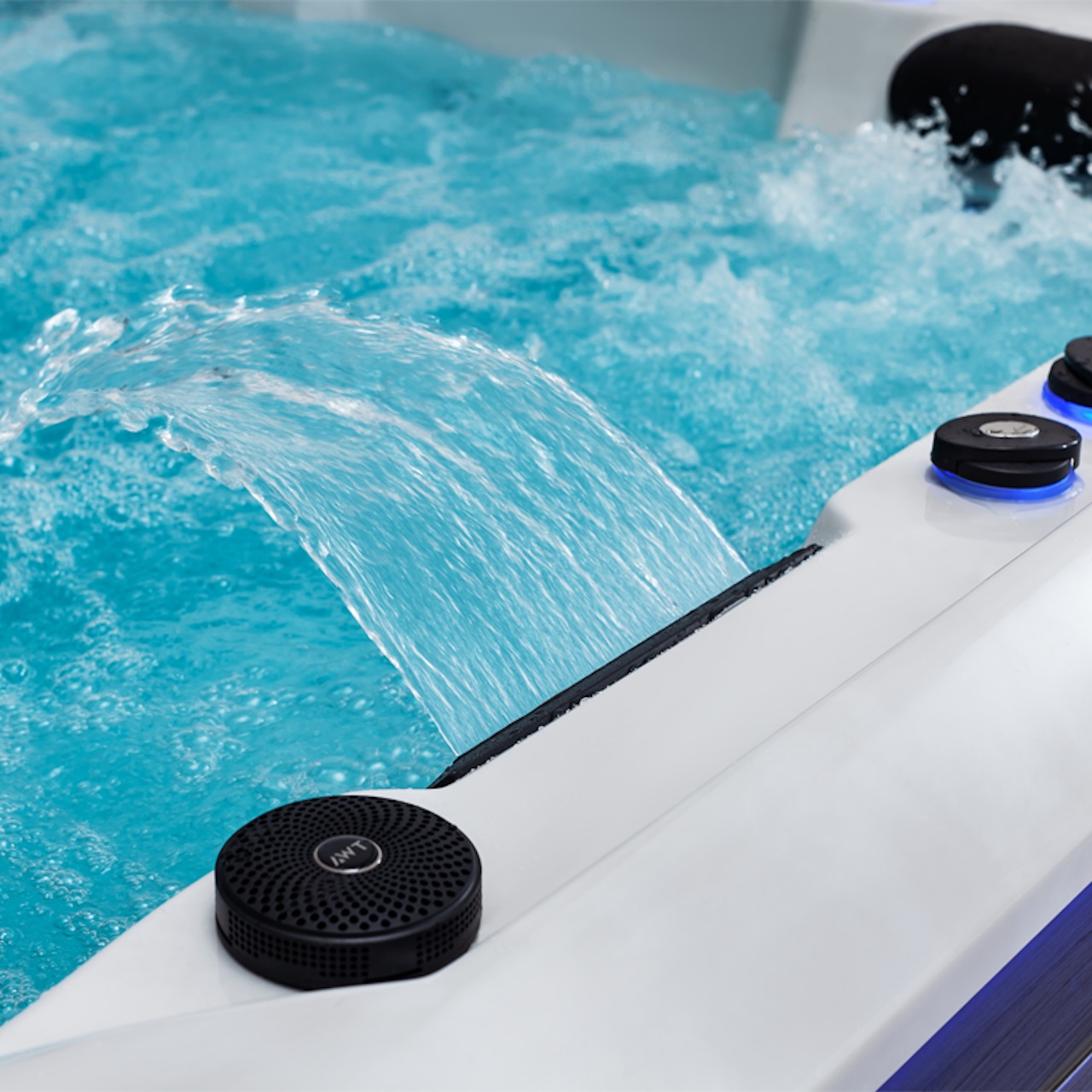 AWT Aussenwhirlpool IN-704 Premium Cloudy Black 220x160 grau