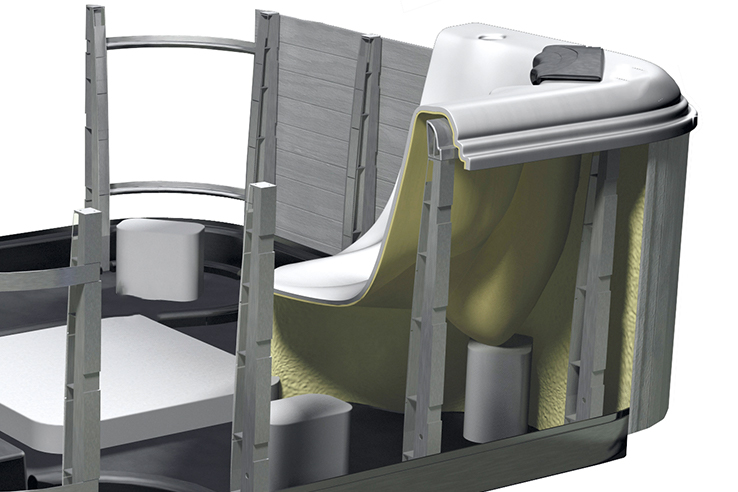 Bullfrogspas STIL5 Whirlpool 208x169x79cm