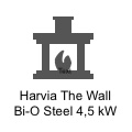 Harvia The Wall  Bi-O Steel 4,5 kW