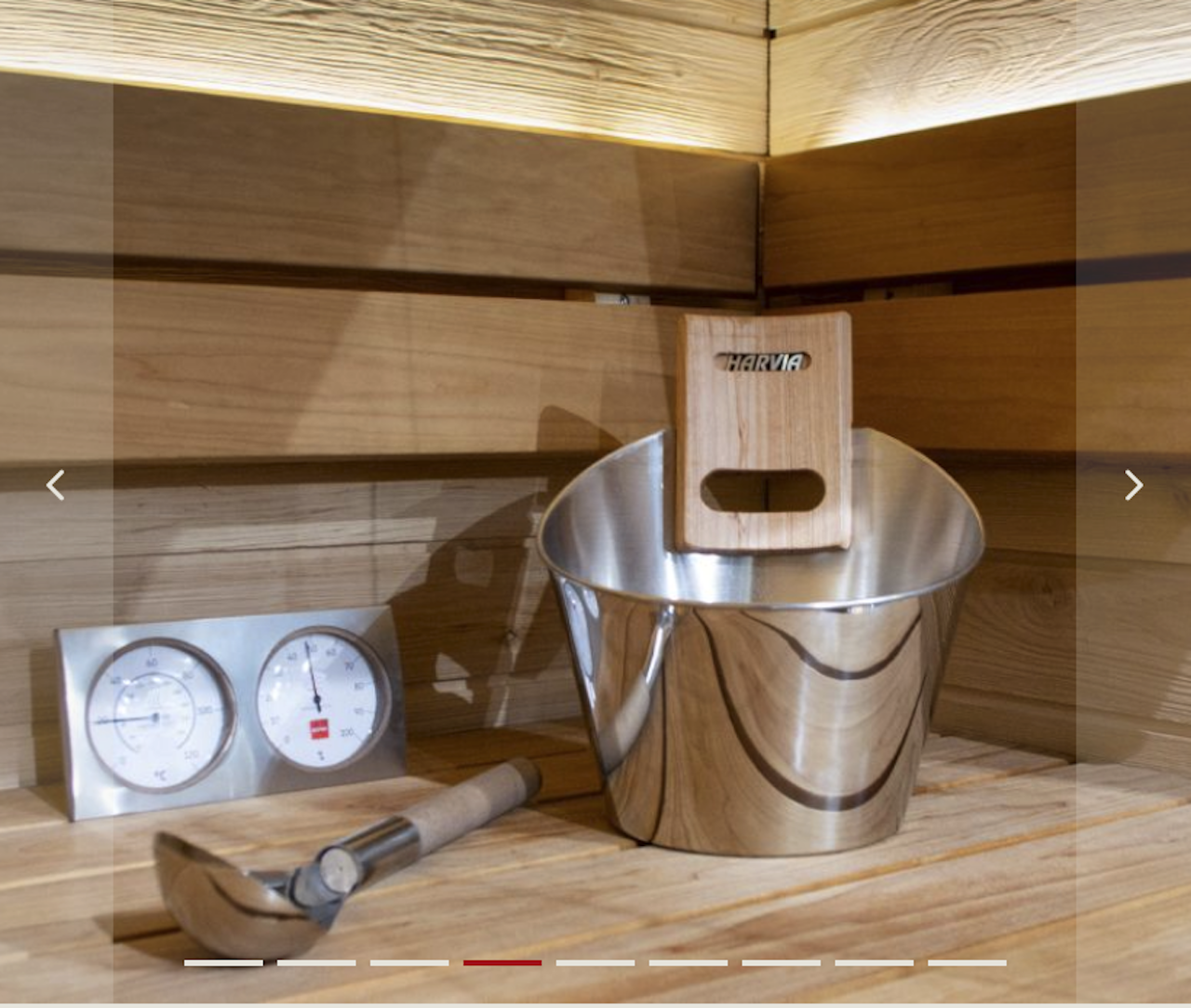 HARVIA Sauna Zubehörset Stahl