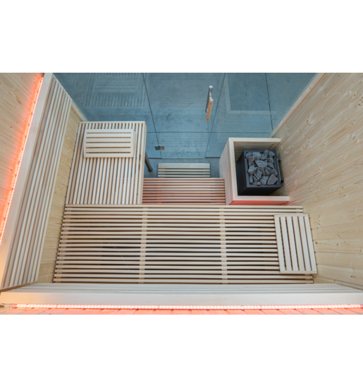 Saunakabine Harvia Panorama Mini 173x159x201cm BxTxH
