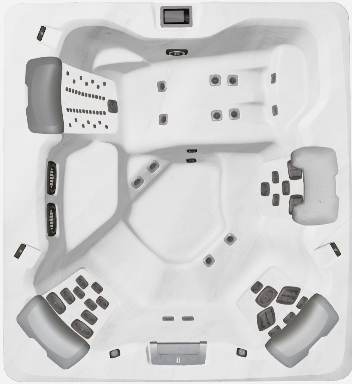 Bullfrogspas Outdoor Whirlpool A6L Select 224x203x86cm