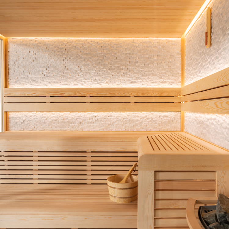 AWT E1816 A Pinienholz 220 x 220 x 210cm ohne Ofen