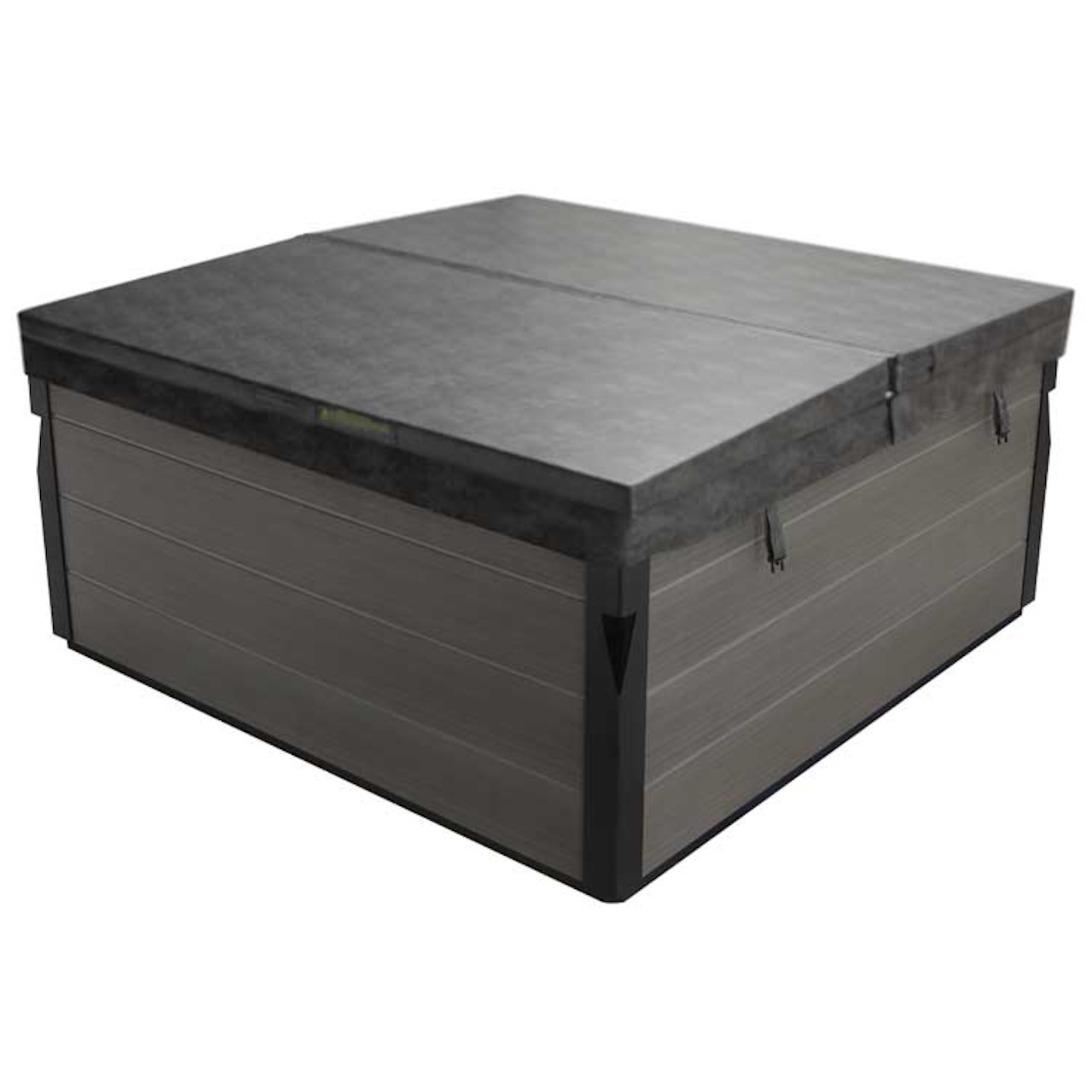 AWT Aussenwhirlpool IN-407 Eco Cloudy Black 200x200 grau