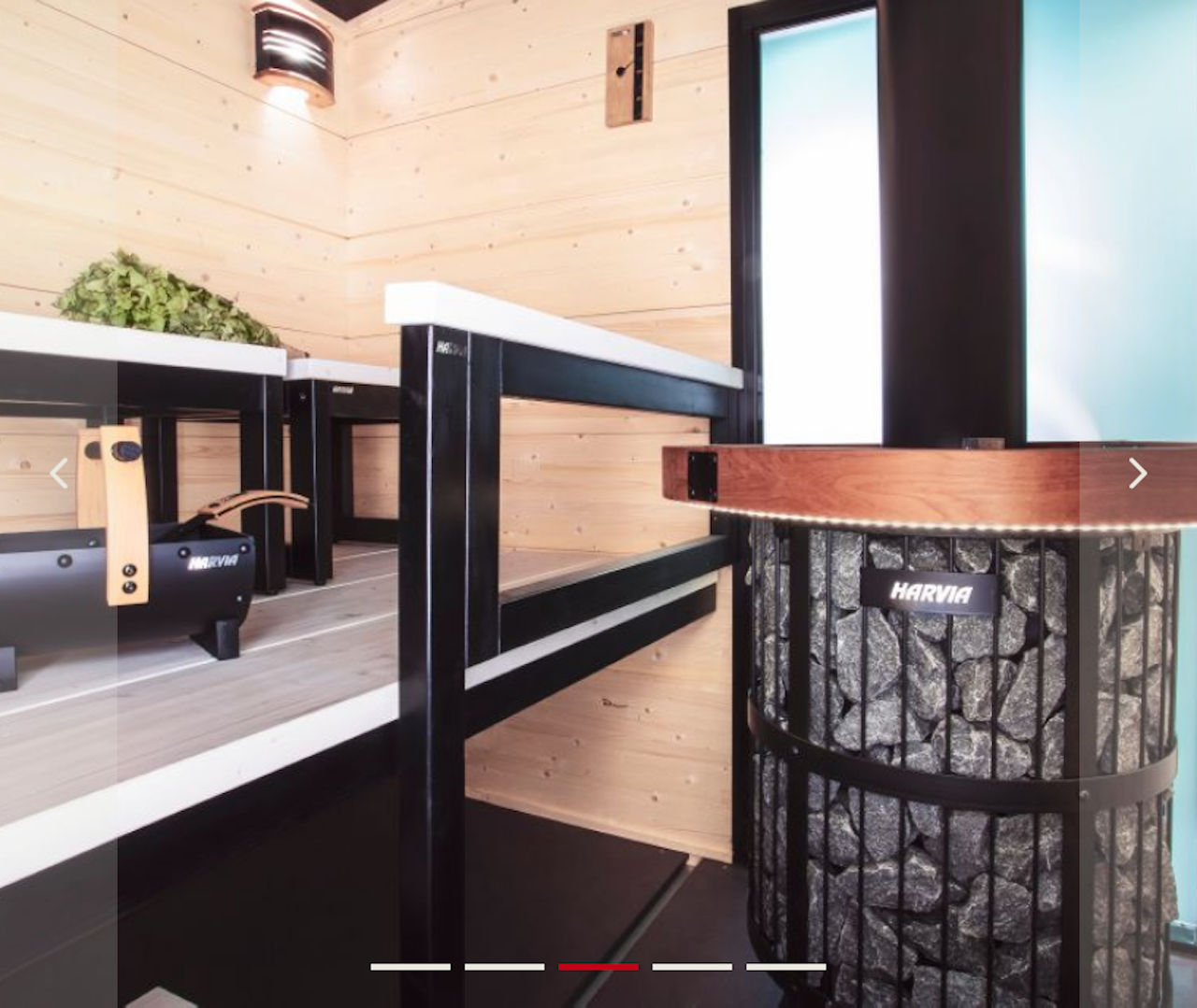 HARVIA Saunalampe Legend schwarz