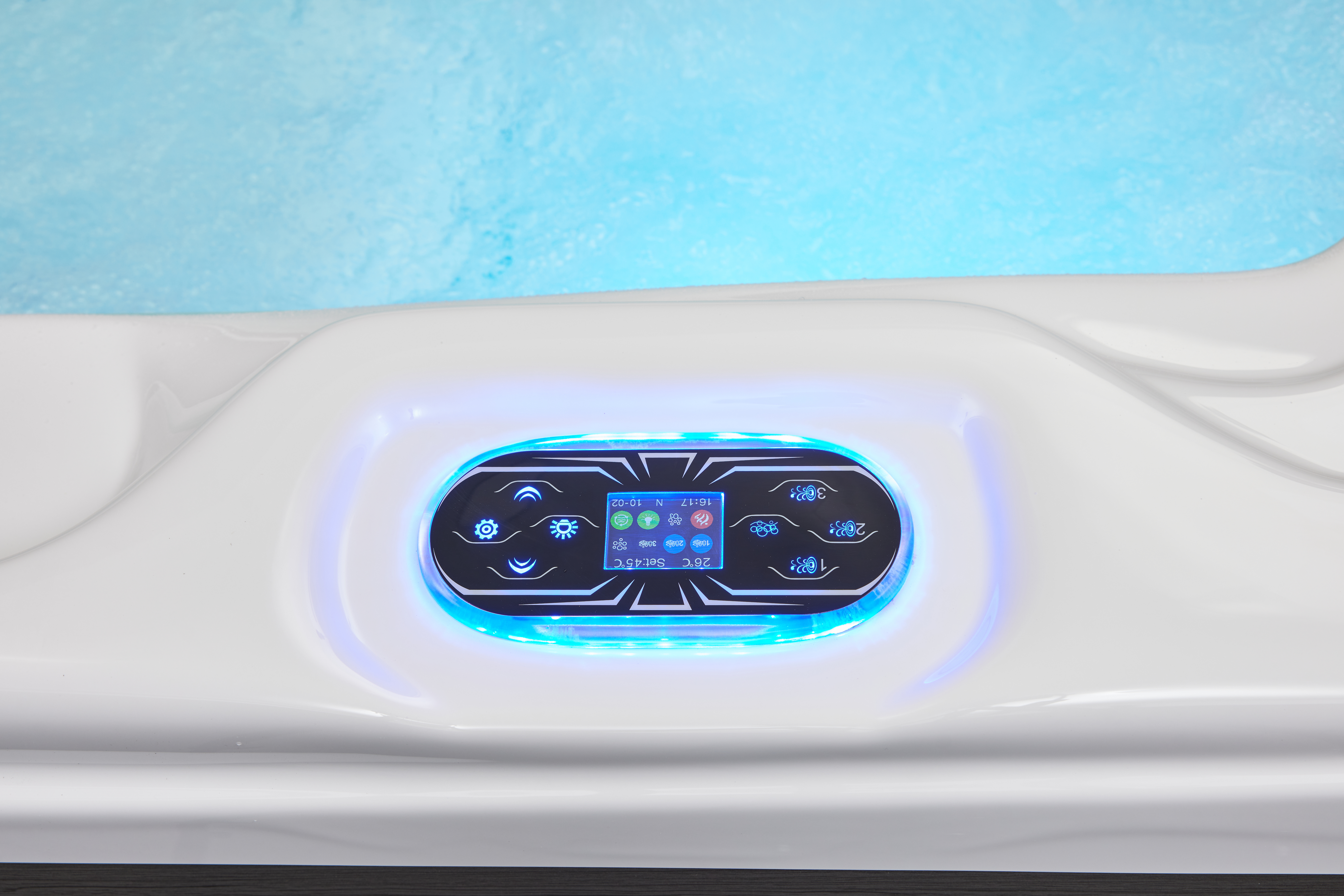 LuBoss Outdoor Whirlpool Modell LuBoss-594S Premium 215x215x90 cm LxBxH