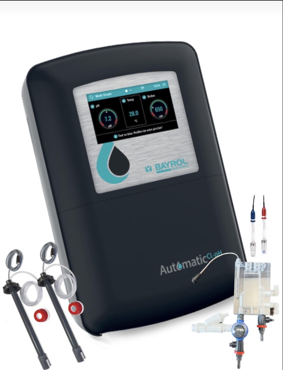 Bayrol Automatic Cl / PH Dosieranlage inkl W-Lan komplett Set