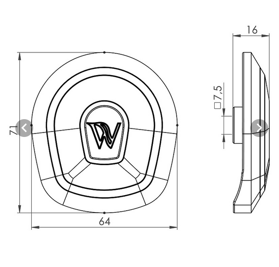 Wellis Ventilgriff V2
