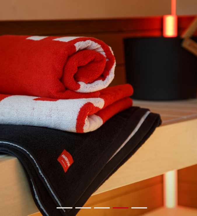 HARVIA by Luhta Handtuch schwarz