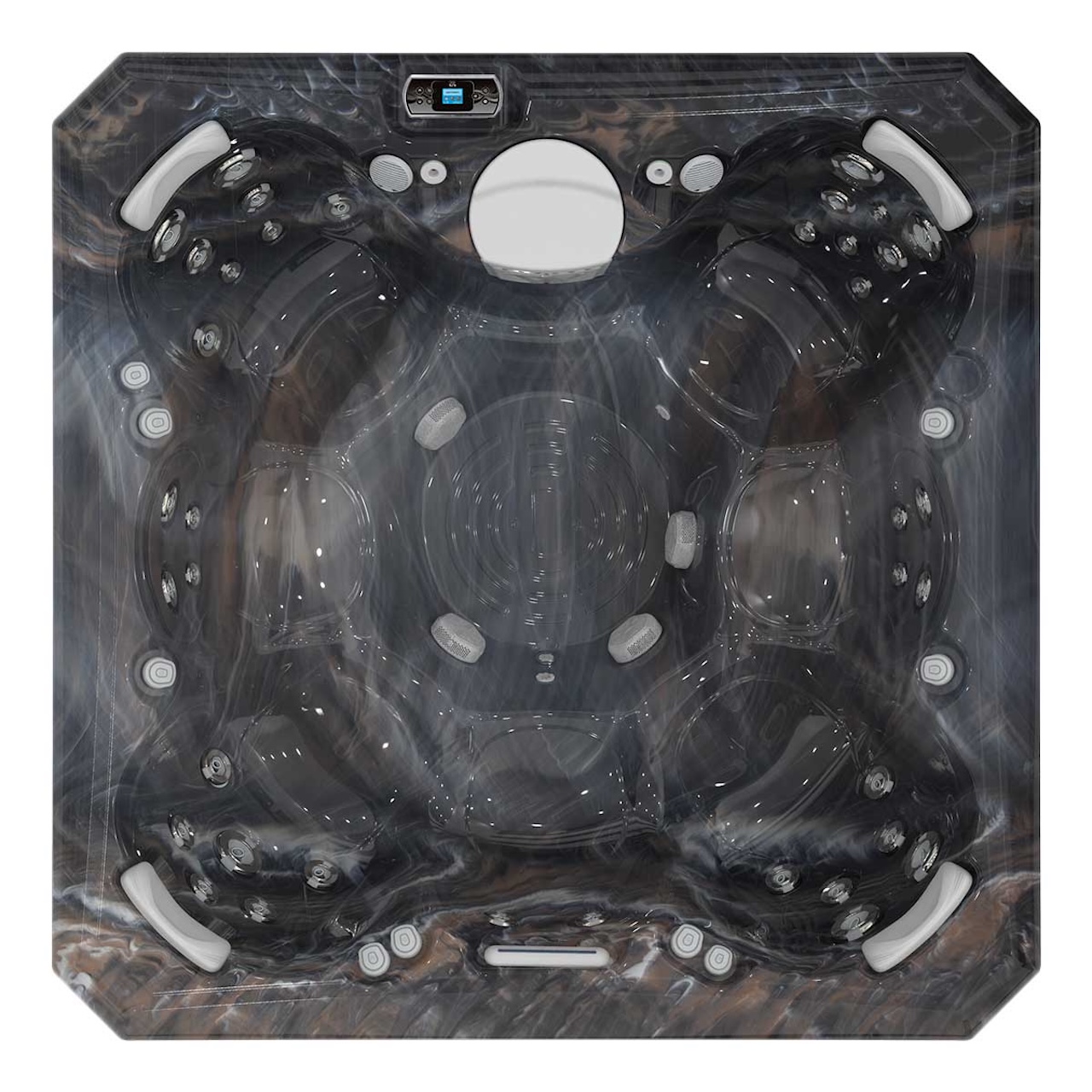 Wellis Lima Life 7 Personen Premium-Whirlpool 218 × 218 × 90 cm