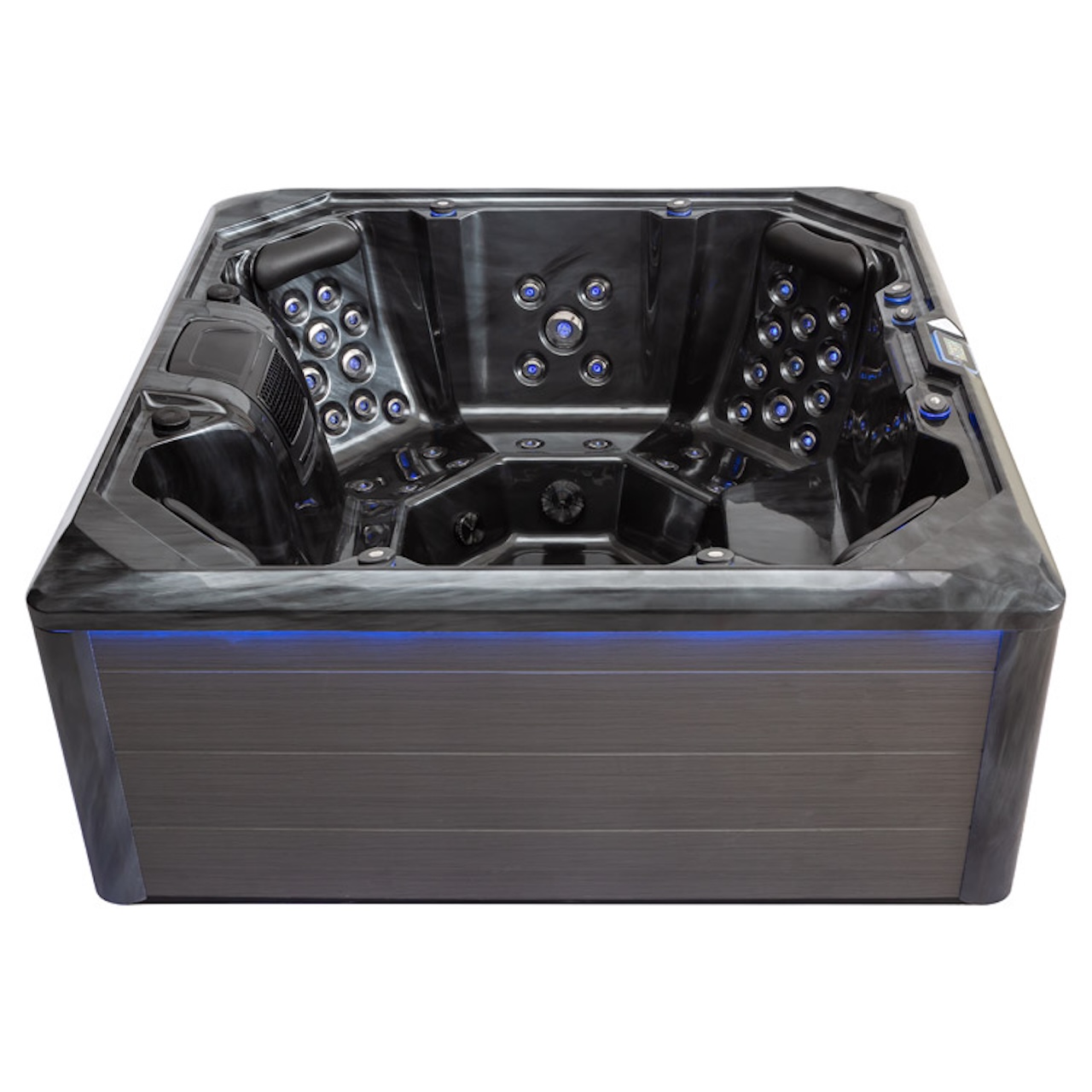 AWT Aussenwhirlpool IN-702 Eco Extreme Cloudy Black 212x212 grau