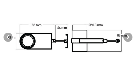 Wellis Wassersperre 60-er ⌀ 
