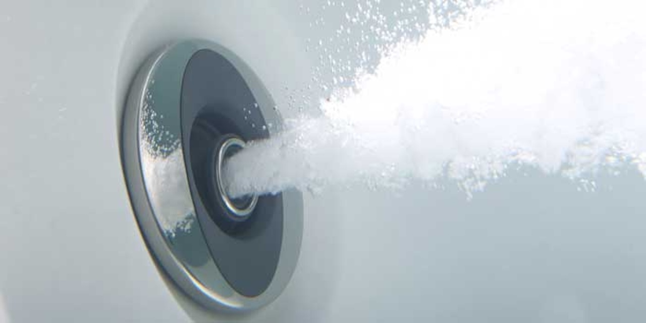 AWT Aussenwhirlpool IN-704 Premium Cloudy Black 220x160 grau