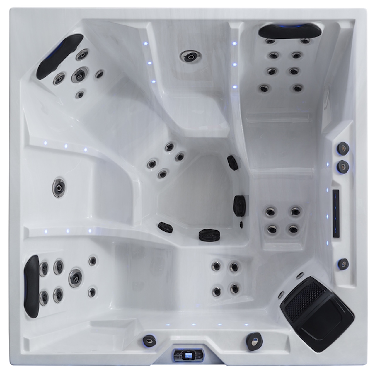 AWT Aussenwhirlpool IN-403 Eco Sterling Silver 200x200 grau