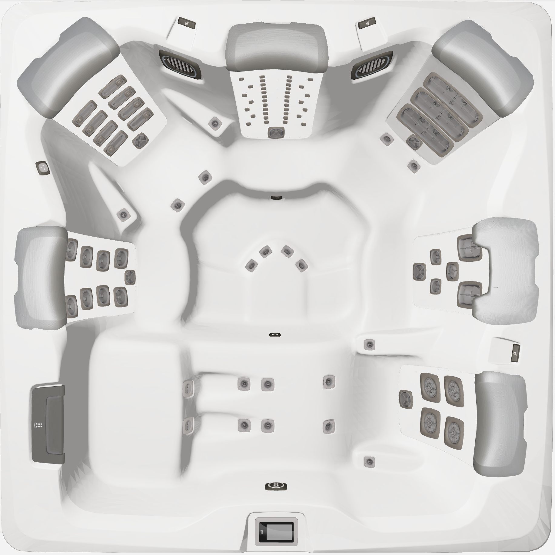 Bullfrogspas Outdoor Whirlpool A8L Choice 239x239x97cm