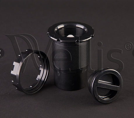 Wellis Entleerungsstutzen 48mm ⌀ mit Gewindeanschluss